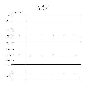 随想曲 选自影片 贞女 交响乐队总谱 施万春