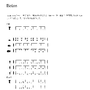 Bolon 非洲手鼓谱