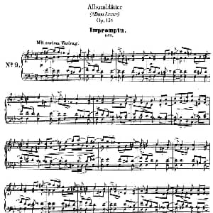 Albumblätter Op.124 钢琴谱 罗伯特 舒曼