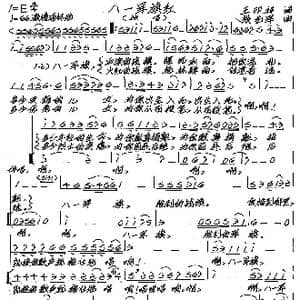 八一军旗红_歌谱投稿_词曲:王印祥 张艺军