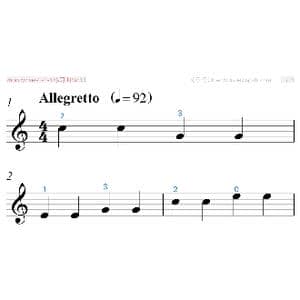 练习曲No.10_歌曲简谱_词曲: 法拉拉