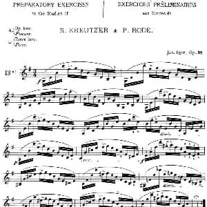 小提琴谱 | 顿特24首小提琴练习曲 作品37—13 顿特