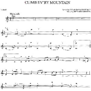 小提琴谱 | CLIMB EV’RY MOUNTAIN