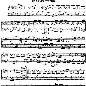 巴赫 平均律钢琴曲集 第二卷 之前奏曲 钢琴谱 巴赫