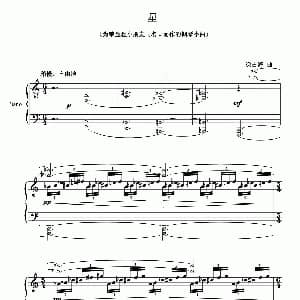 星 钢琴谱 徐占海