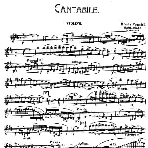 小提琴谱 | CANTABILE