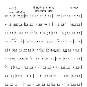 谁说女子不如男_歌曲简谱