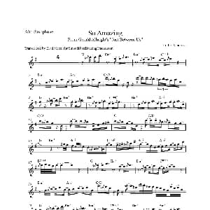 萨克斯谱 | So Amazing 中音萨克斯