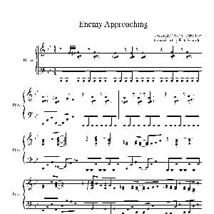 Enemy Approaching 钢琴谱