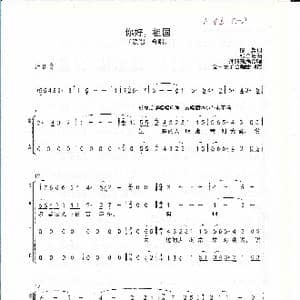 你好,祖国_歌谱投稿_词曲:廖勇 张全复