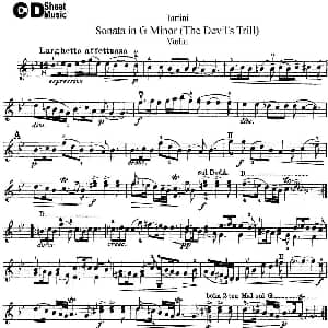小提琴谱 | Violin Sonata in G Minor The Devil's Trill