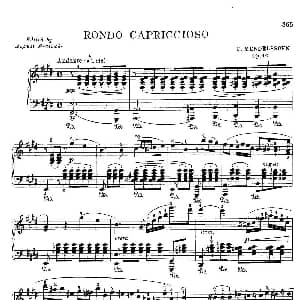 Rondo Capriccioso Op.14 钢琴谱 菲利克斯 门德尔松 巴托尔迪