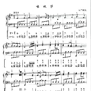 手风琴谱 | 喀秋莎 线简谱混排版 布兰切