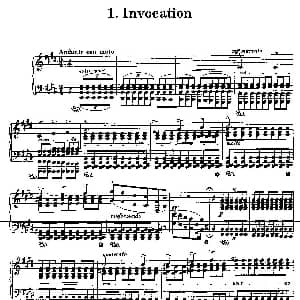 Invocation 钢琴谱 弗兰茨 李斯特