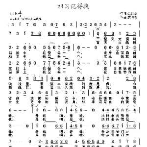 祖国记得我_歌曲简谱_词曲:聂建新 武俊毅曲 黄勇编曲