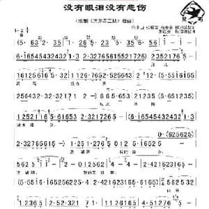 没有眼泪没有悲伤_歌谱投稿