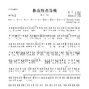 ​你在终点等我_歌曲简谱_词曲:姚若龙 姚若龙