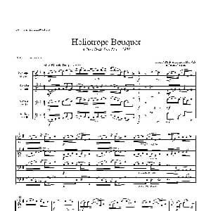 萨克斯谱 | Heliotrope Bouquet 四重奏