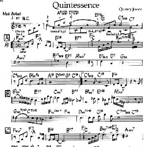 Quintessence 钢琴谱