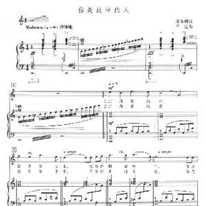 你是这样的人_歌曲简谱_词曲:宋小明 三宝