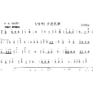 二胡谱 | 飞扬吧！少先队旗  蒋维民
