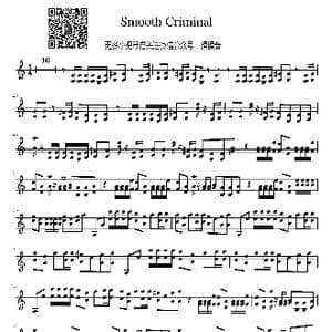 Smooth Criminal 小提琴谱 犯罪高手小提琴谱_歌谱投稿