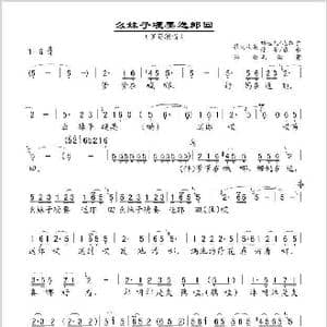 幺妹子硬要送郎回_歌谱投稿