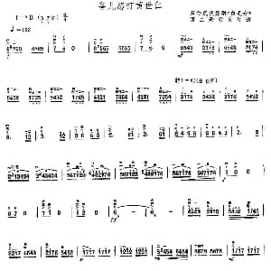 二胡谱 | 喜儿怒打黄世仁 舞剧 白毛女 第二场音乐片段