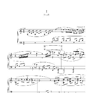 肖斯塔科维奇—前奏曲 钢琴谱 肖斯塔科维奇