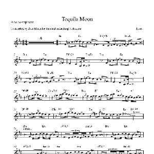萨克斯谱 | Tequila Moon 中音萨克斯