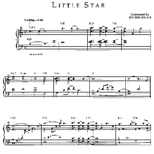 Little Star 钢琴谱 Jim Brickman 金布来克曼