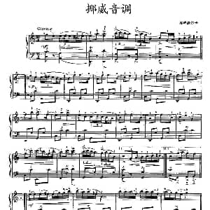 手风琴谱 | 挪威音调