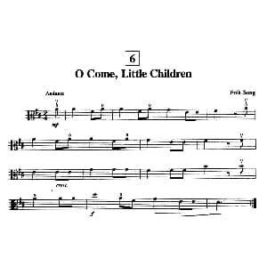 O Come,Little Children 中提琴