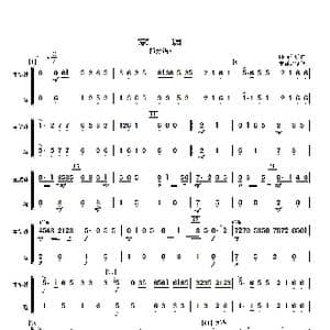 京调_歌曲简谱_词曲: 顾冠仁编曲