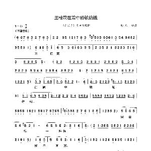 秦腔 王桂花在院中转轮纺线 血泪仇 选段 翱翔制谱