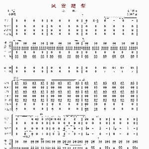 风雪爬犁_歌曲简谱_词曲: 朱广庆