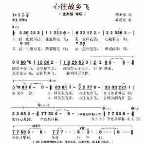 心往故乡飞_歌谱投稿_词曲:缪新华 戚建波