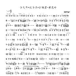 女儿情 牧羊曲 枉凝眉 葬花吟_歌谱投稿