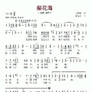 梨花海_歌谱投稿_词曲:王和泉 雷远生