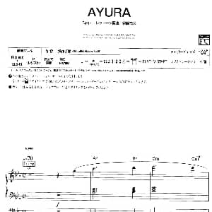电子琴谱 | AYURA 双排键电子琴谱