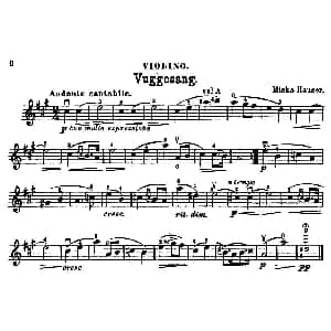 小提琴谱 | Vuggesang.