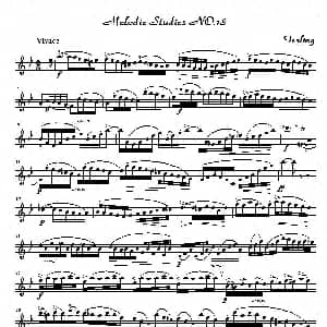 萨克斯谱 | 四十八首旋律练习曲之十八