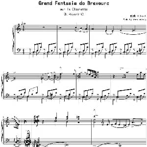 钟声大幻想曲 钢琴谱 李斯特