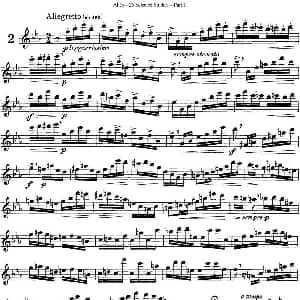 长笛曲谱 | 阿尔泰斯26首精选长笛练习曲 NO.2 Altes 阿尔泰斯