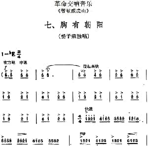 革命交响音乐 智取威虎山 七 胸有朝阳