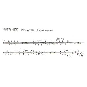 喜洋洋 架子鼓谱