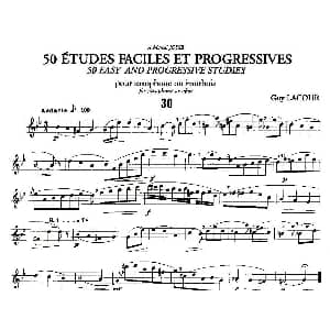萨克斯谱 | Guy Lacour 50 首萨克斯练习曲之30 Guy Lacour