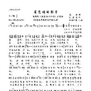 篱笆墙的影子_歌曲简谱_词曲:张藜 徐沛东