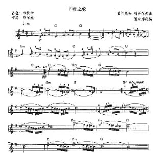 电子琴谱 | 印度之歌 电子琴中级班乐谱