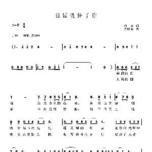 祖国选择了你_歌曲简谱_词曲:柏泉 李怀东